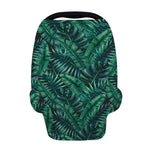 Watercolor Tropical Leaf Pattern Print Baby Seat Cover