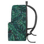 Watercolor Tropical Leaf Pattern Print Backpack