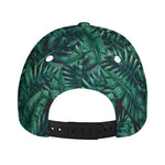 Watercolor Tropical Leaf Pattern Print Baseball Cap