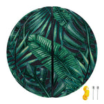 Watercolor Tropical Leaf Pattern Print Basketball