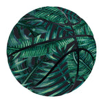 Watercolor Tropical Leaf Pattern Print Basketball