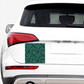 Watercolor Tropical Leaf Pattern Print Car Sticker