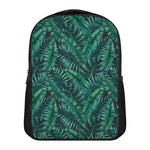 Watercolor Tropical Leaf Pattern Print Casual Backpack