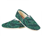 Watercolor Tropical Leaf Pattern Print Casual Shoes