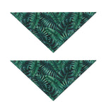 Watercolor Tropical Leaf Pattern Print Dog Bandana
