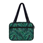 Watercolor Tropical Leaf Pattern Print Double Strap Bible Bag