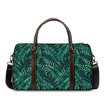 Watercolor Tropical Leaf Pattern Print Duffle Bag
