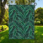 Watercolor Tropical Leaf Pattern Print Garden Flag