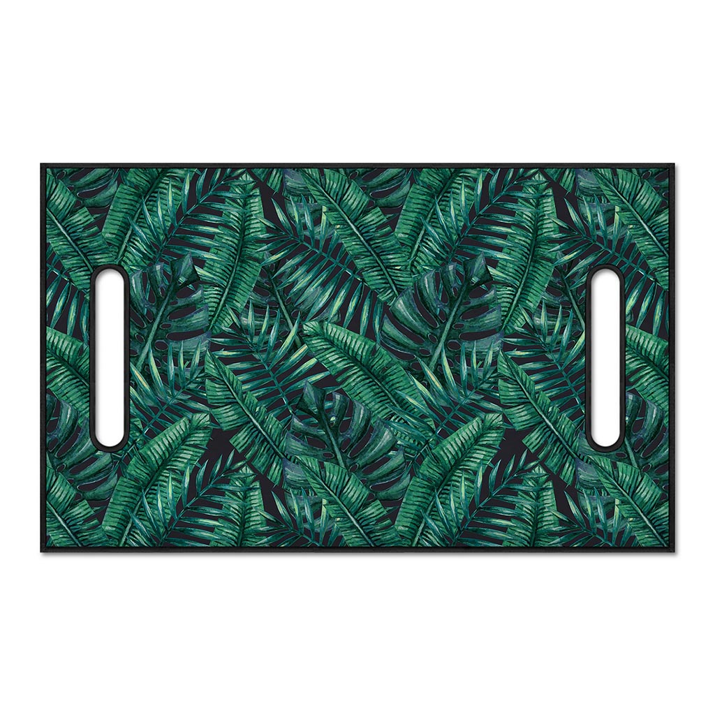 Watercolor Tropical Leaf Pattern Print Golf Cart Seat Cover