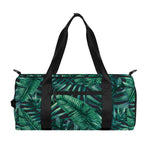 Watercolor Tropical Leaf Pattern Print Gym Bag