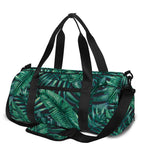 Watercolor Tropical Leaf Pattern Print Gym Bag