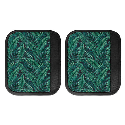 Watercolor Tropical Leaf Pattern Print Handle Covers