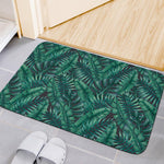 Watercolor Tropical Leaf Pattern Print Indoor Door Mat