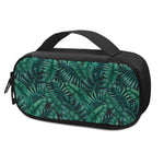 Watercolor Tropical Leaf Pattern Print Insulin Cooler Travel Case