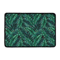 Watercolor Tropical Leaf Pattern Print Kitchen Mat