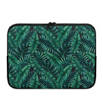 Watercolor Tropical Leaf Pattern Print Laptop Sleeve
