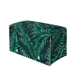 Watercolor Tropical Leaf Pattern Print Leather Tissue Box Cover