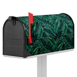 Watercolor Tropical Leaf Pattern Print Mailbox Cover