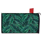 Watercolor Tropical Leaf Pattern Print Mailbox Cover