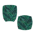 Watercolor Tropical Leaf Pattern Print Office Chair Cover