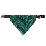 Watercolor Tropical Leaf Pattern Print Over The Collar Dog Bandana