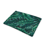 Watercolor Tropical Leaf Pattern Print Pet Cooling Mat Cover