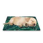 Watercolor Tropical Leaf Pattern Print Pet Cooling Mat Cover
