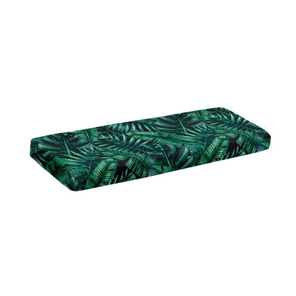 Watercolor Tropical Leaf Pattern Print Piano Keyboard Cover