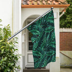 Watercolor Tropical Leaf Pattern Print Polyester Flag