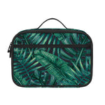 Watercolor Tropical Leaf Pattern Print Portable Lunch Bag