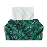 Watercolor Tropical Leaf Pattern Print Rectangle Tissue Box Cover