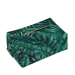 Watercolor Tropical Leaf Pattern Print Rectangle Tissue Box Cover