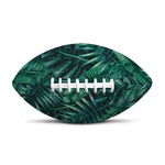 Watercolor Tropical Leaf Pattern Print Rugby Ball
