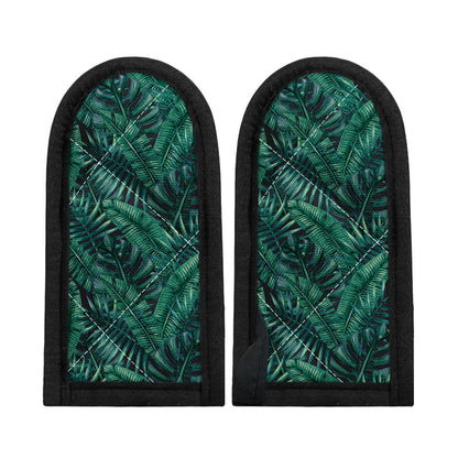 Watercolor Tropical Leaf Pattern Print Skillet Handle Cover