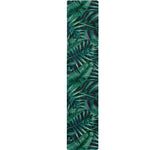Watercolor Tropical Leaf Pattern Print Table Runner