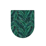 Watercolor Tropical Leaf Pattern Print Toilet Lid Cover