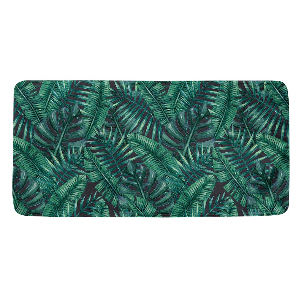 Watercolor Tropical Leaf Pattern Print Towel