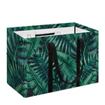 Watercolor Tropical Leaf Pattern Print Utility Tote Bag