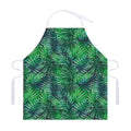 Watercolor Tropical Leaves Pattern Print Adjustable Apron