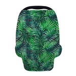 Watercolor Tropical Leaves Pattern Print Baby Seat Cover