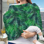 Watercolor Tropical Leaves Pattern Print Baby Seat Cover