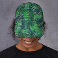 Watercolor Tropical Leaves Pattern Print Baseball Cap