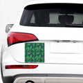 Watercolor Tropical Leaves Pattern Print Car Sticker