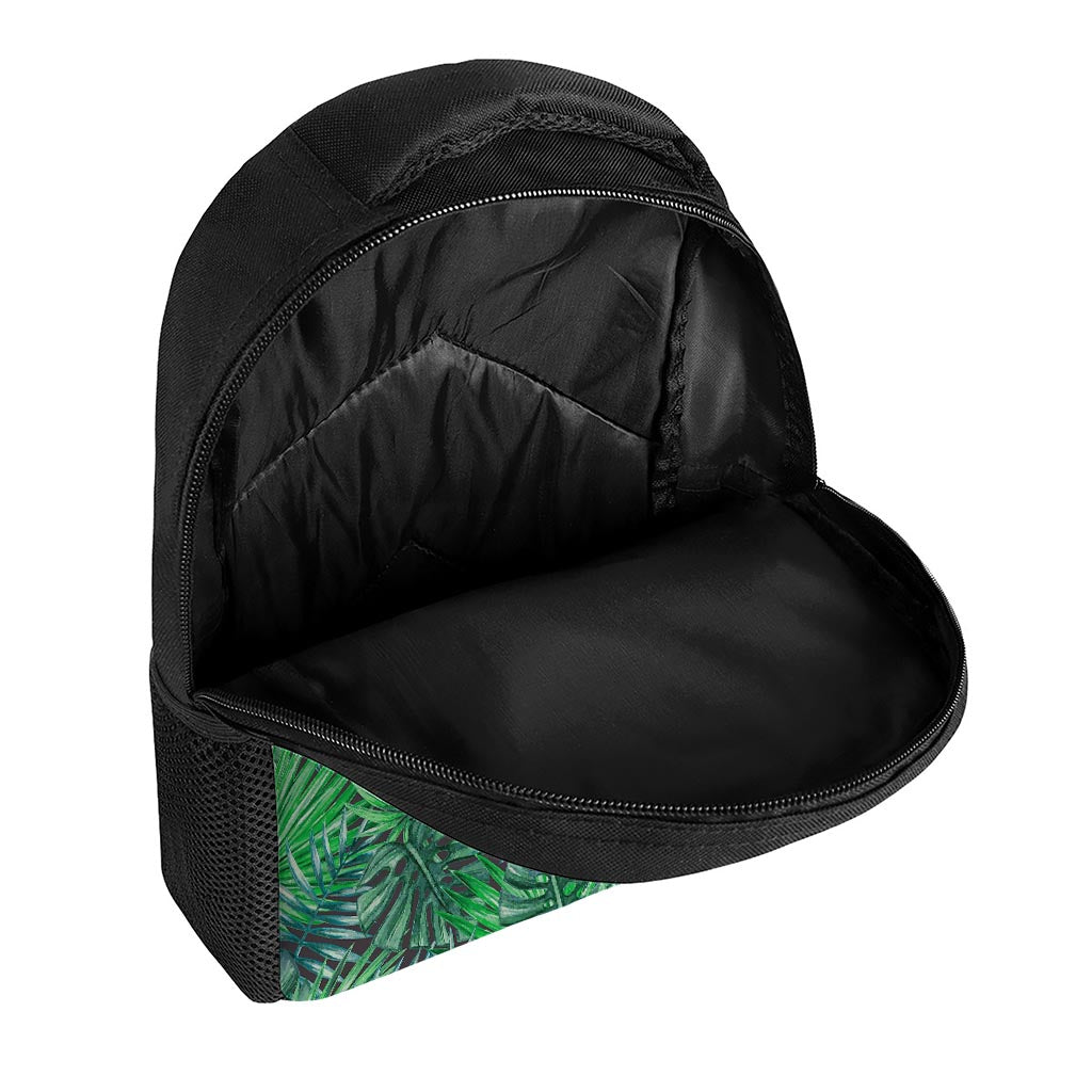 Watercolor Tropical Leaves Pattern Print Casual Backpack