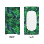 Watercolor Tropical Leaves Pattern Print Changing Pad Cover