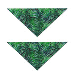 Watercolor Tropical Leaves Pattern Print Dog Bandana