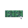 Watercolor Tropical Leaves Pattern Print Extended Mouse Pad