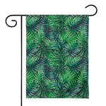 Watercolor Tropical Leaves Pattern Print House Flag
