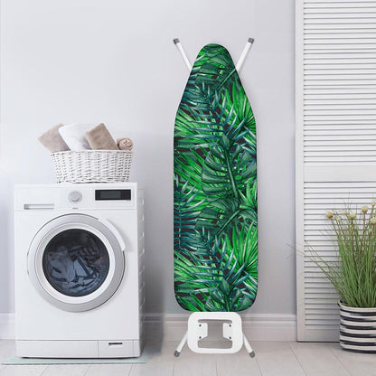 Watercolor Tropical Leaves Pattern Print Ironing Board Cover