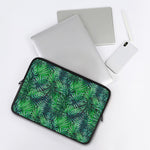 Watercolor Tropical Leaves Pattern Print Laptop Sleeve